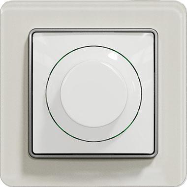 Sedna LED dimmer (white insert, white glossy frame)